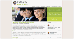 Desktop Screenshot of can-aimhighschool.com